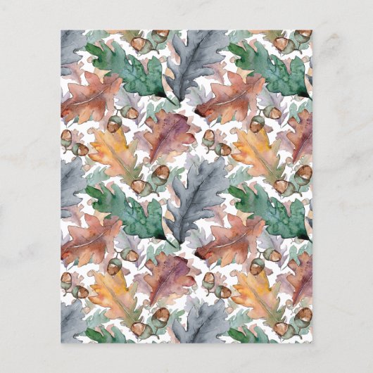 Papier Budget Dusty Blue Mushroom Faire-part de mariage (Dos)