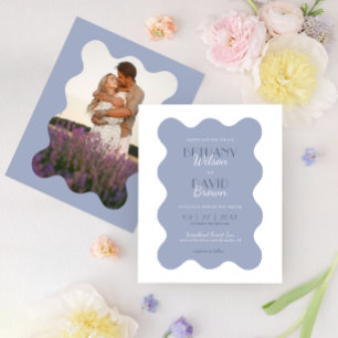 Papier BUDGET Dusty Blue Wave Mariage photo