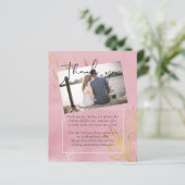 Papier BUDGET Dusty Mariage d'or rose (Debout devant)