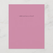 Papier BUDGET Dusty Mariage d'or rose (Dos)