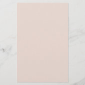 Papier Budget Dusty Pink Brunch & Bubbly Fête des mariées (Dos)