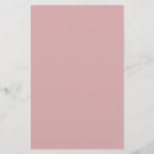 Papier Budget Dusty Pink Brunch & Bubbly Fête des mariées (Dos)