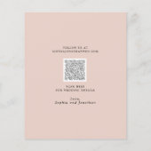 Papier Budget Dusty Rose Floral Eucalyptus Enregistrer la (Dos)