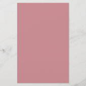 Papier Budget Dusty Rose Mauve Simple Script Baby shower (Dos)