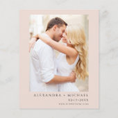 Papier Budget Dusty rose photo Floral Eucalyptus Mariage (Dos)