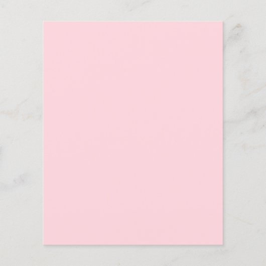 Papier Budget Dusty Rose Rose Bridal Shower Invitation (Dos)