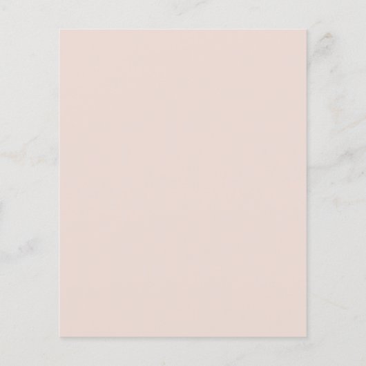 Papier Budget Dusty rose verdure Invitations de mariage (Dos)