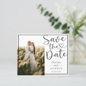 Papier Budget Économisez Notre Date 3 Mariage photo (Debout devant)