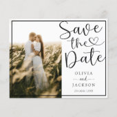 Papier Budget Économisez Notre Date 3 Mariage photo (Devant)