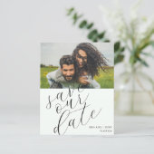 Papier Budget Économisez Notre Date Sage GreenPhoto Maria (Debout devant)