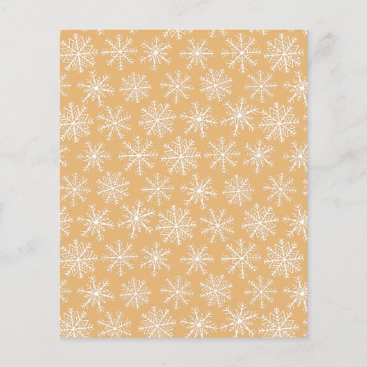 Papier Budget écriture 4 multi-photo Noël vacances (Dos)