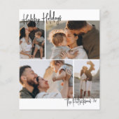 Papier Budget écriture 4 multi-photo Noël vacances (Devant)