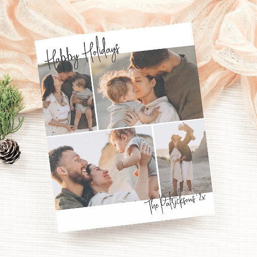 Papier Budget écriture 4 multi-photo Noël vacances