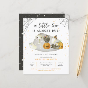 Papier Budget Éffrayant Baby shower d'Halloween Little Bo