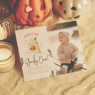 Papier Budget Éffrayant un Halloween photo d'anniversaire