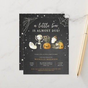 Papier Budget Éffrayant Un Petit Baby shower D'Halloween 