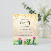 Papier Budget EL BAUTIZO Baptême Christening CACTI Invita (Debout devant)