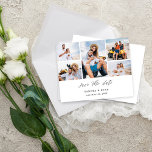 Papier Budget Ele Chic 5 Multi Photo Enregistrer la date<br><div class="desc">** LE PAPIER SATIN EST PAPIER MINCE. METTEZ À JOUR LE PAPIER POUR UN PAPIER PLUS ÉPAISSE, CARTE. A UNE OPTION POUR ENVELOPPES. *** Économisez de l'argent sur les invitations avec cette petite invitation qui a une option pour les enveloppes. Faites plaisir à vos invités pour votre mariage avec votre...</div>