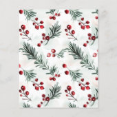 Papier Budget Élégant Arc Botanique Photo de vacances (Dos)