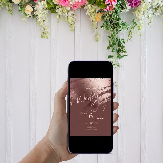 Papier budget ÉLÉGANT CLASSY MODERNE mariage