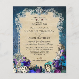 Papier Budget Elegant Dark Alice dans le Mariage de Wonde