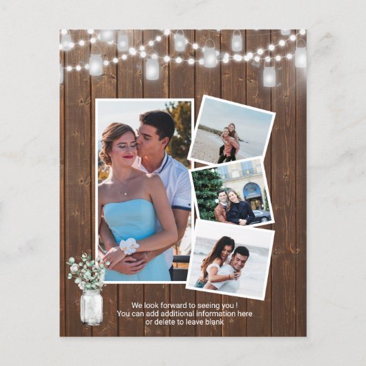 Papier BUDGET Elégant Eucalyptus I DO Party Invitation (Dos)