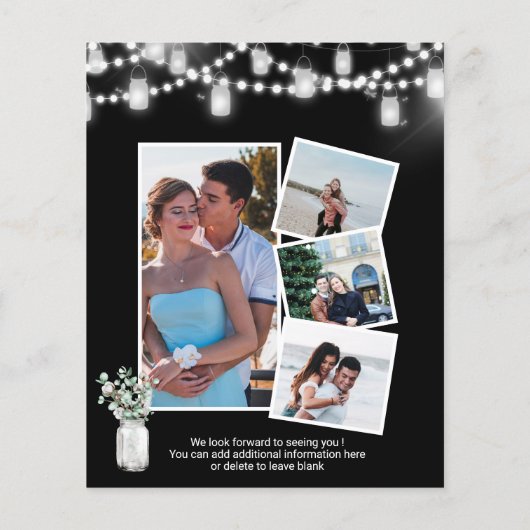 Papier BUDGET Elégant Eucalyptus I DO Party Invitation (Dos)