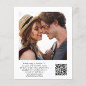 Papier Budget Élégant Faire-part de mariage de superposit (Dos)