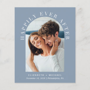 Papier Budget Élégant Faire-part de mariage photo Arc