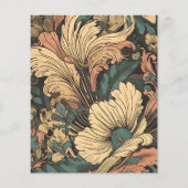 Papier Budget Élégant Floral Art Nouveau Mariage (Dos)