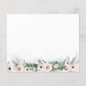 Papier Budget Élégant Floral Moving Faire-part (Dos)