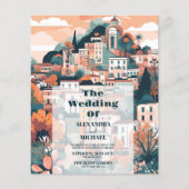 Papier Budget Élégant Italie Capri Destination Mariage (Devant)