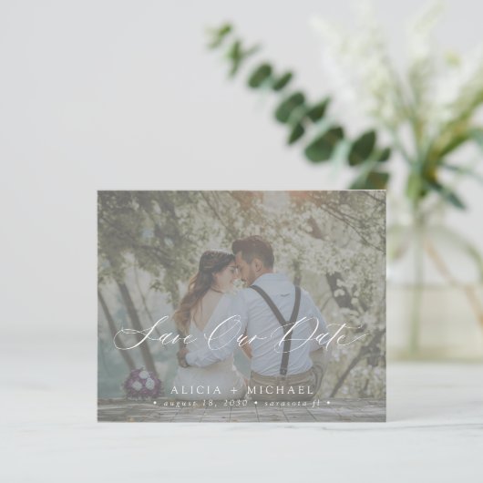 Papier Budget élégant mariage photo script enregistrer la (Debout devant)