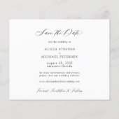 Papier Budget élégant mariage photo script enregistrer la (Dos)