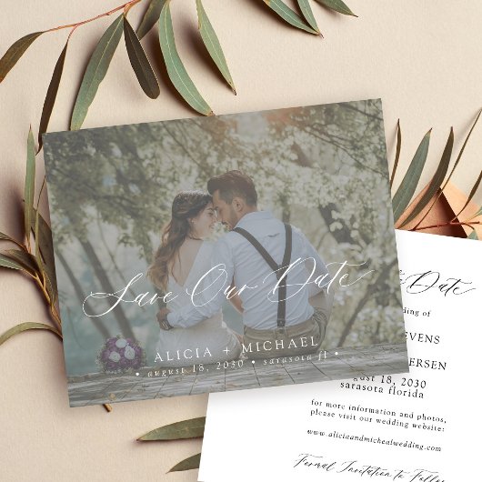 Papier Budget élégant mariage photo script enregistrer la