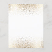 Papier Budget élégant Mariage White & Gold Mountain (Dos)