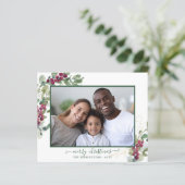 Papier BUDGET Élégant Noël de verdure Photo de vacances (Debout devant)