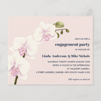 Papier BUDGET Elegant Orchid Branch PInk et mariage de ma