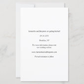 Papier Budget Élégant Script moderne Mariage Enregistrer  (Dos)