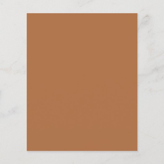 Papier Budget Élégant Terracotta Moderne Enregistrer La D (Dos)