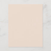 Papier Budget Élégants Pétales Poursuivre Fête des mariée (Dos)