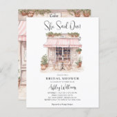 Papier Budget Elle A Dit Oui Paris Thème Café Fête des ma (Devant / Derrière)