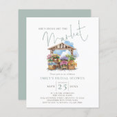 Papier Budget Elle est fraîche du marché Baby Shower (Devant / Derrière)