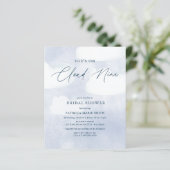 Papier Budget Elle est sur Cloud Nine Fête des mariées In (Debout devant)