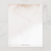 Papier Budget Elle n'est pas Invitation Fête des mariées (Dos)