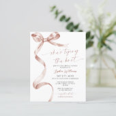 Papier Budget Elle noue la Fête des mariées de Knot Mocha (Debout devant)