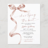 Papier Budget Elle noue la Fête des mariées de Knot Mocha (Devant)