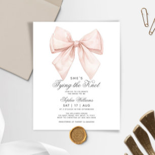 Papier Budget Elle noue la Fête des mariées du noeud