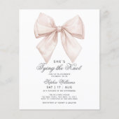 Papier Budget Elle noue la Fête des mariées du noeud (Devant)