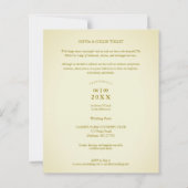 Papier Budget Eloped 3 Photos Juste Marié Main Lettré (Dos)